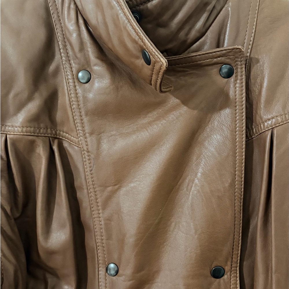 Brown Leather Jacket - image 2